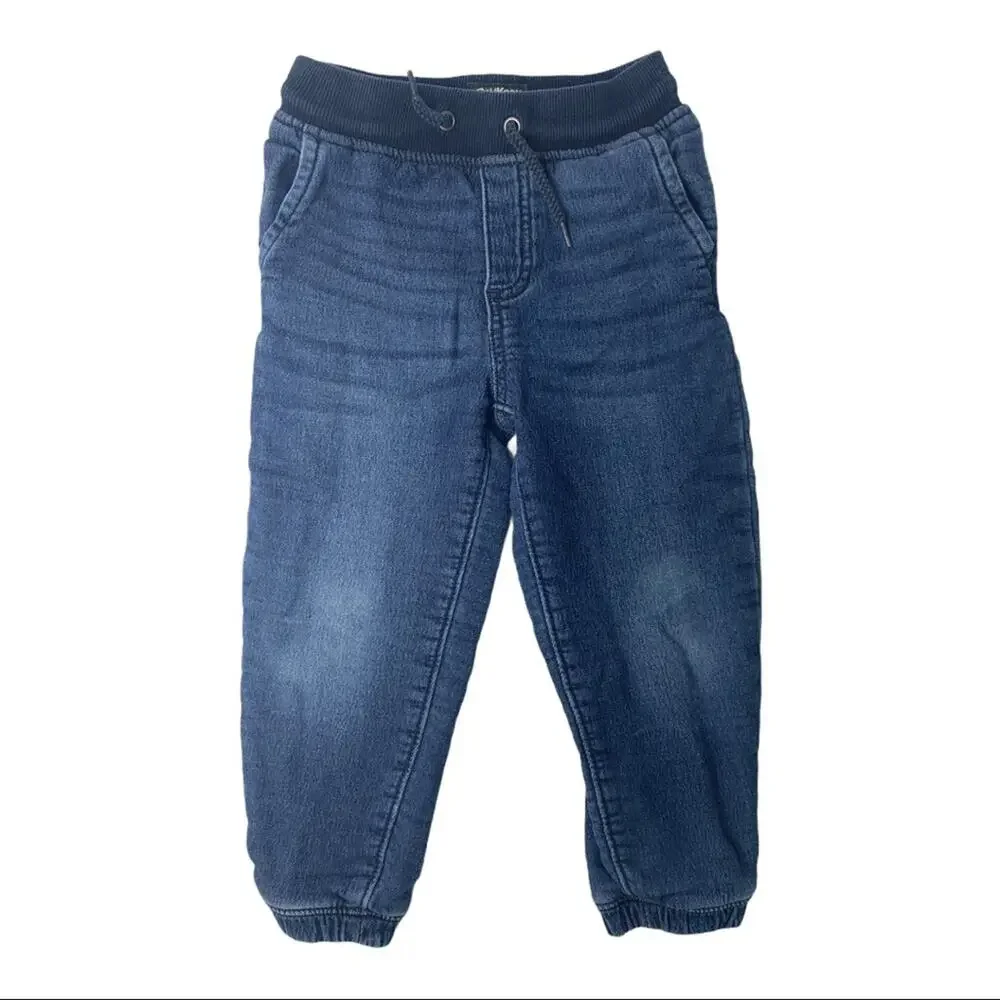 OshKosh 2t denim jeans pull on elastic waist